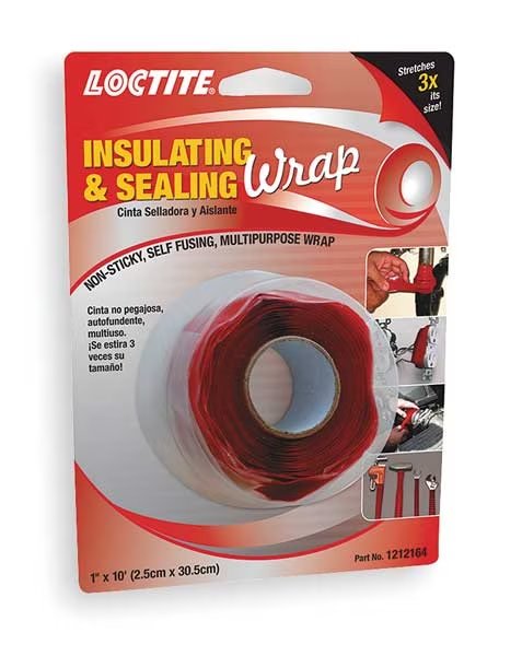 Insulating And Sealing Wrap, Red, Loctite, Mfr#: 1212164