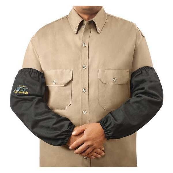 Flame Resistant Sleeve, Black, Woven Carbonized Fiber, Steiner, Mfr#: 1364-18EE
