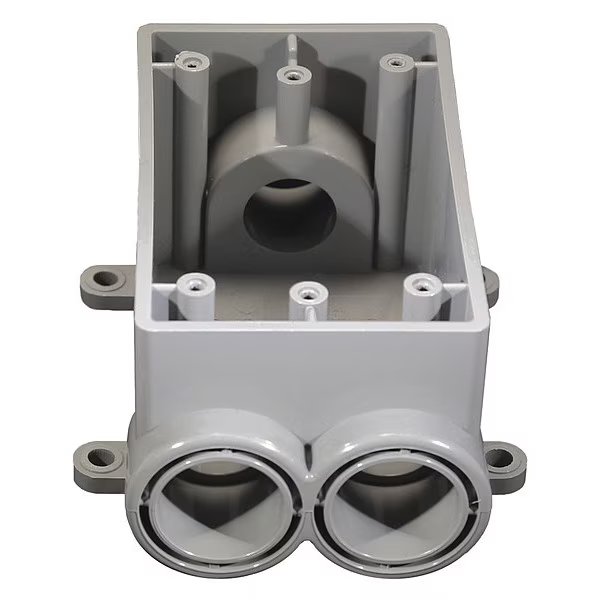Weatherproof Electrical Box, 20 cu in, FSCC Box Type, 1 Gang(s), PVC, Rectangular Shape, Cantex, Mfr#: 5133545