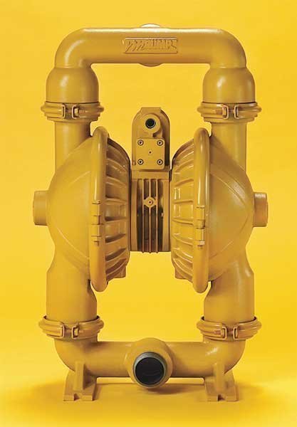 Double Diaphragm Pump, Aluminum, Air Operated, Buna N, 155 GPM, Versa-Matic, Mfr#: E2AA2R220C-ATEX