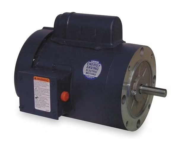 50 Hz Mtr, 1/3 HP, 1425,110/220 V, 56C, TEFC, Leeson, Mfr#: 113921.00