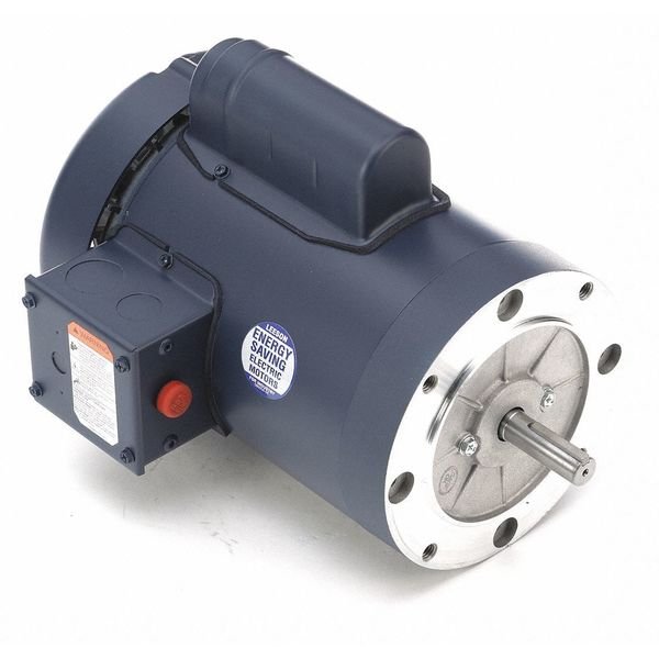 50 Hz Motor, 1 HP, 1425,110/220 V, 56C, TEFC, Leeson, Mfr#: 113924.00