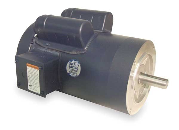 50 Hz Mtr, 2 HP, 2850,110/220 V, 145TC, TEFC, Leeson, Mfr#: 120990.00