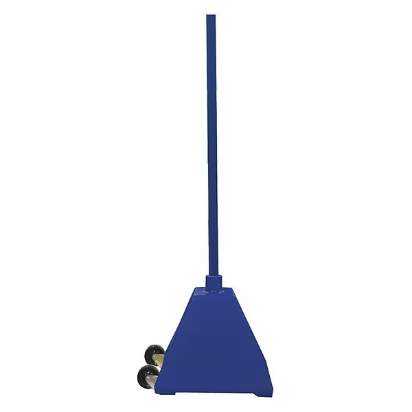 Sign Base, HDPE, Blue, Ideal Shield, Mfr#: BPB-BL-96-BL W/WHEELS