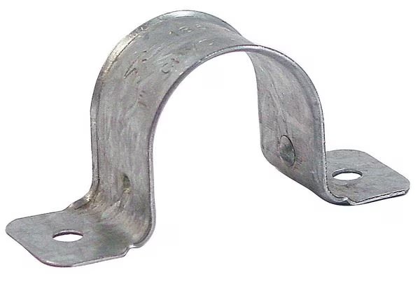 Galvanized Steel Two Hole Strap, 2