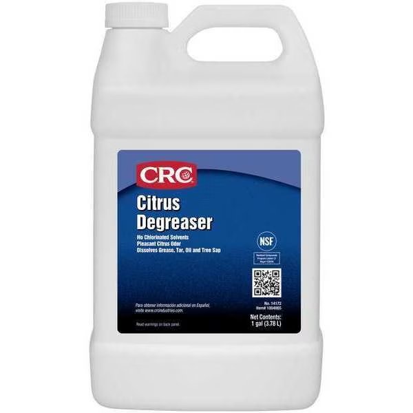 Citrus Degreaser, Heavy Duty, 1 gal Jug, Ready To Use, Solvent Based, C1, Crc, Mfr#: 14172