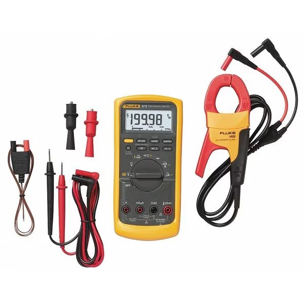 Industrial Digital Multimeter, 1000V, 10A, Fluke, Mfr#: FLUKE 87V/IMSK