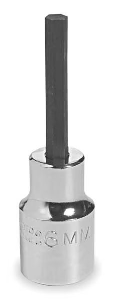 1/2 in Drive Hex Socket Bit Metric 18 mm Tip, 4 in L, Proto, Mfr#: J5441-18M