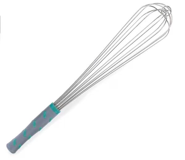 French Whip, L 18 In, Aqua, Vollrath, Mfr#: 47094
