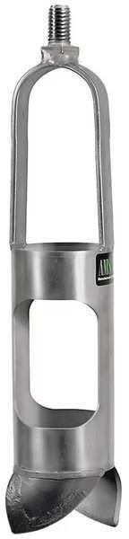 Auger, Mud, Dia 4 In, 5/8 In Thread, Ams, Mfr#: 400.17