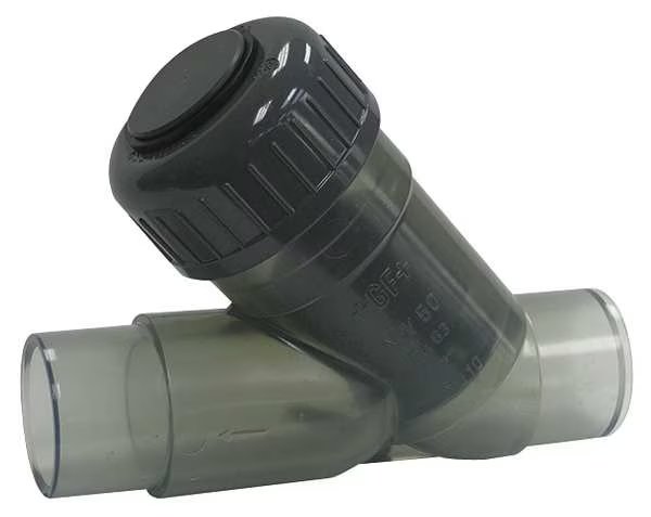 3/4" Spigot PVC Y Check Valve, Gf Piping Systems, Mfr#: 192304007