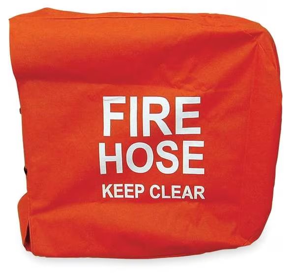 Fire Hose Cover, 18 In.L, 18 In.W, Red, Moon American, Mfr#: 138-3
