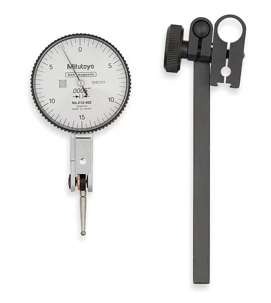 Dial Test Indicator Set, Hori, 0to0.030 In, Mitutoyo, Mfr#: 513-402-10T