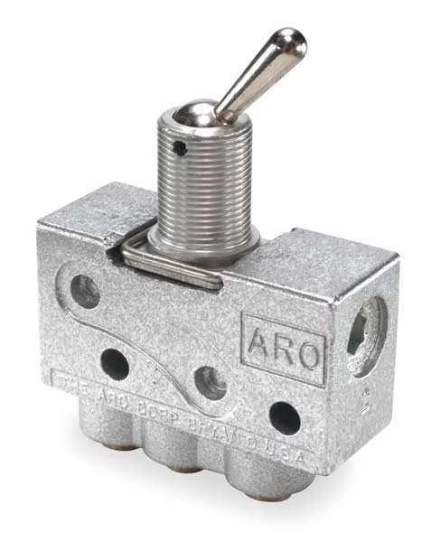 Manual Air Control Valve, 3-Way, 5/32 in, Aro, Mfr#: 223-2-C