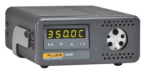 Dry Well Calibrator, 1/16-1/4 In Hole, Fluke, Mfr#: 9100S-A-156
