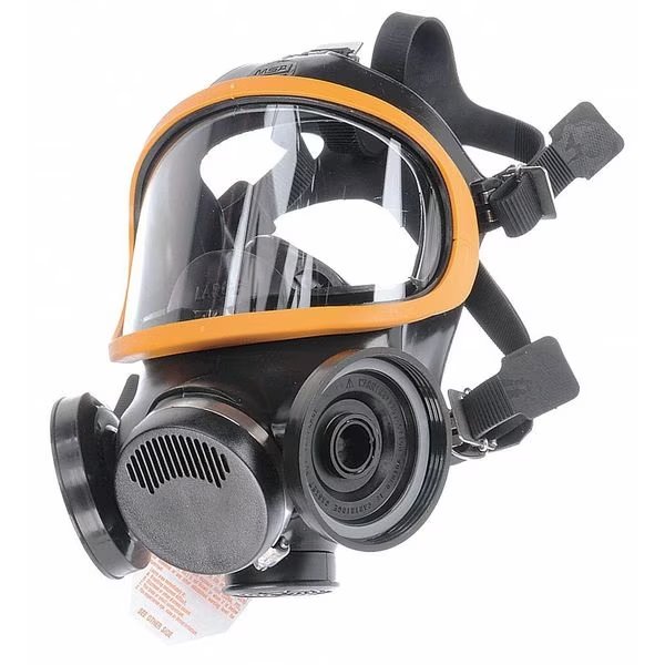 Ultra-Twin Facepiece, LARGE, silicone, Black, Msa Safety, Mfr#: 480267