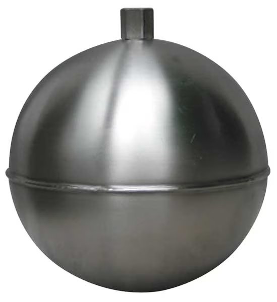 Float Ball, Round, SS, 8 In, Naugatuck, Mfr#: GR80S421HE