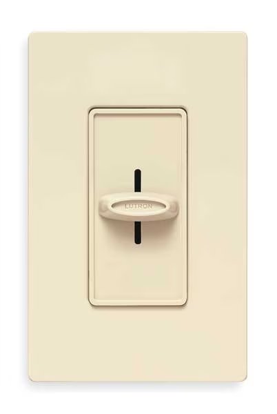 Fan Control, Slide, 120V, 1.5Amp, 1 Pole, Lutron, Mfr#: SFSQ-F-IV