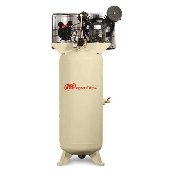 Electric Air Compressor, 2 Stage, 5 HP, Ingersoll-Rand, Mfr#: 2340L5-V-230/1