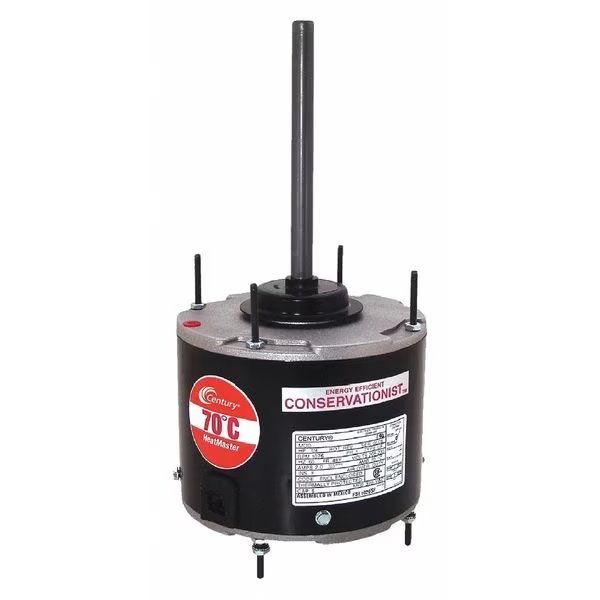 Condenser Fan Motor, 1/4 HP, 1075 rpm, 60Hz, Century, Mfr#: FE1026SF