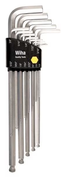 13 Piece SAE L-Shape Hex Key Set, 36998, Wiha, Mfr#: 36998