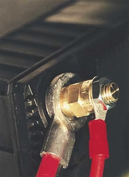 Bolt, Brass, Brass, Positive/Negative, Battery Doctor, Mfr#: 30300