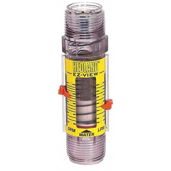Flowmeter, 1 MNPT, 3-18 GPM, Hedland, Mfr#: H621-018-R