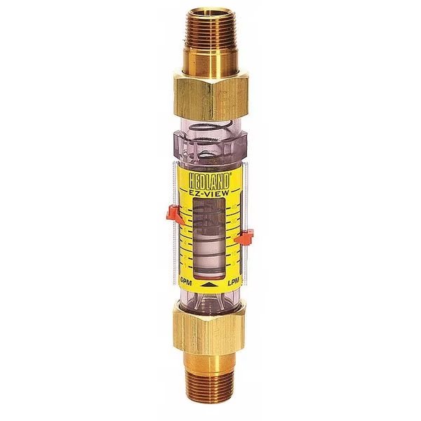 Flowmeter, GPM/LPM 0.5 - 4.0 / 2-15, Hedland, Mfr#: H625-004
