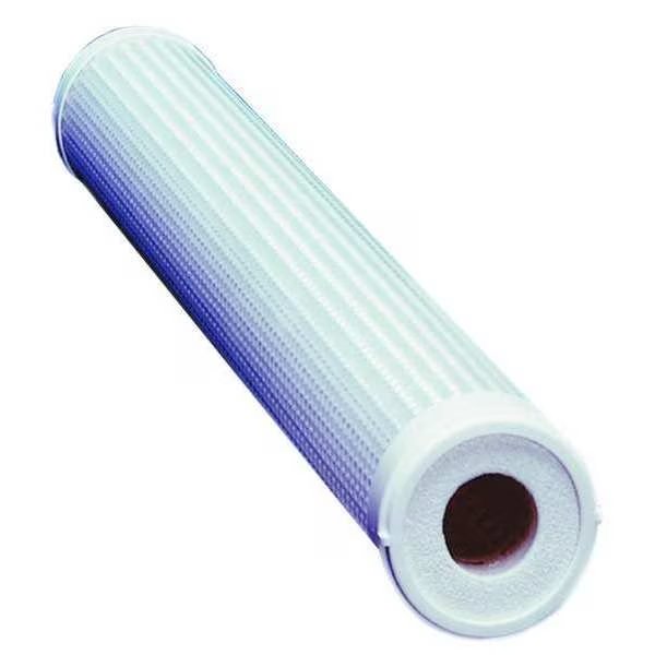 Pleated Filter Cartridge, 10 gpm, 10 Micron, 2-11/16" O.D., 10 in H, Parker, Mfr#: PAB100-10FE-DO