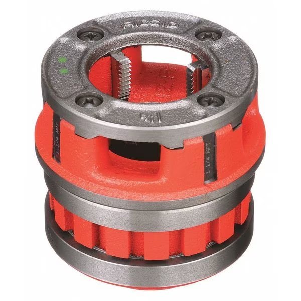 Pipe Threading Head, 1 1/4 In, RH, Alloy, Ridgid, Mfr#: 12-R: (NPT)