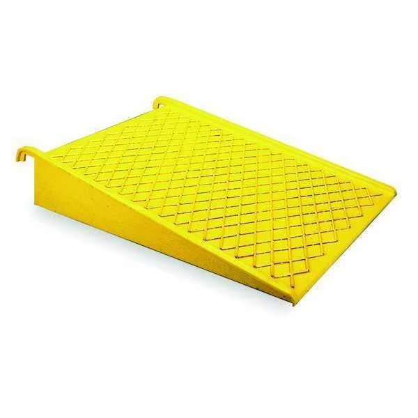 Spill Pallet Ramp, Yellow, 1500 lb., Eagle Mfg, Mfr#: 1689