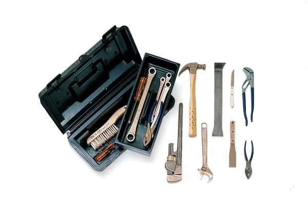 Hazmat Nonsparking Tool Set, 16 pc., Ampco Safety Tools, Mfr#: M-49