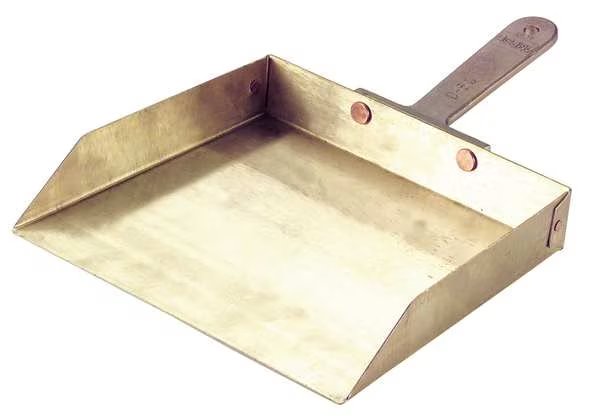Hand Held Dust Pan, Nickel/Alum./Bronze, Ampco Safety Tools, Mfr#: D-50
