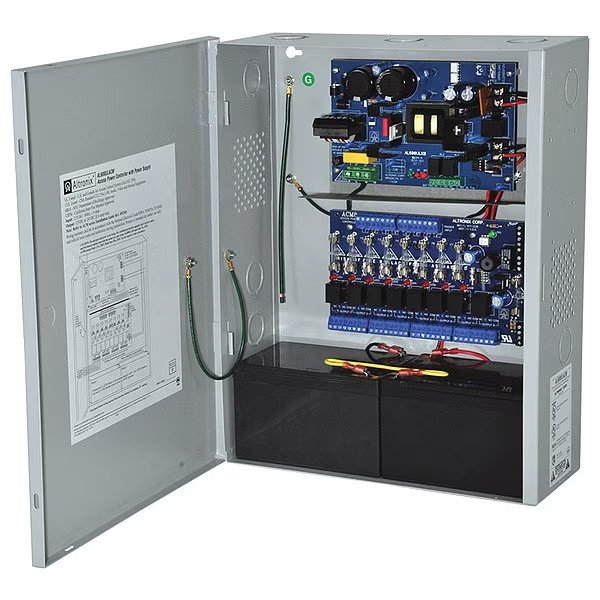 Power Supply 8 Fuse 12VDC Or 24VDC @ 6A, Altronix, Mfr#: AL600ULACM
