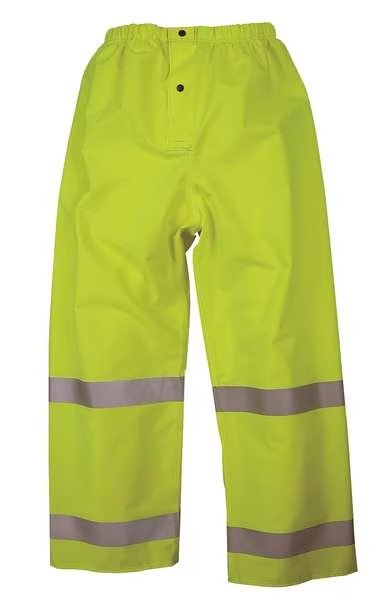 Rain Pants, Hi-Vis Yellow/Green, M, Nasco, Mfr#: 101PFYM