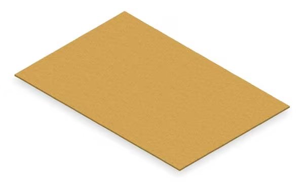 Decking, Particle Board, 72 in W, 48 in D, natural, Unfinished Finish, Tennsco, Mfr#: PB-7248-3
