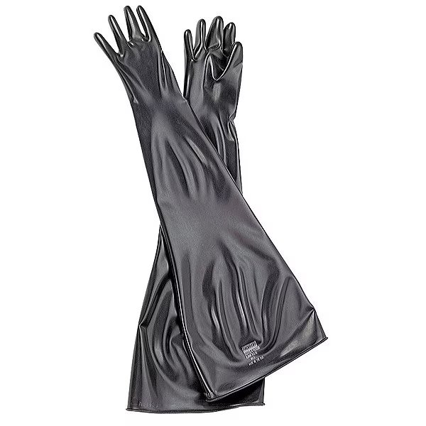 Seamless Dry Box Glove, 32 In. H, Black, PR, Honeywell North, Mfr#: 8N3032/9Q