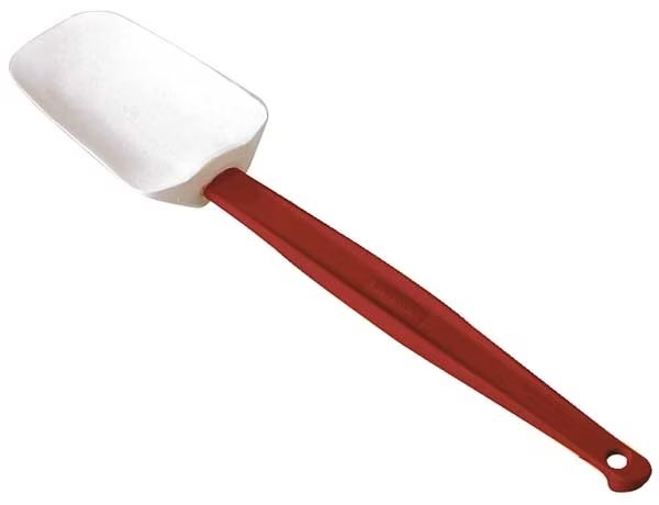 Spoon Spatula, Hot, 13 1/2 In, Rubbermaid Commercial, Mfr#: FG196700RED