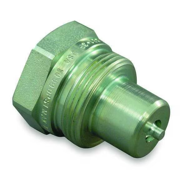 Hydraulic Quick Connect Hose Coupling, Steel Body, Thread-to-Connect Lock, 1/4"-18 Thread Size, Safeway Hydraulics, Mfr#: S31-2P