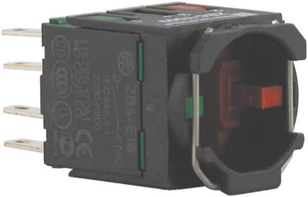 Contact Block, 1NO/1NC Slow Break, 16mm, Schneider Electric, Mfr#: ZB6Z5B