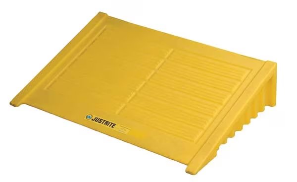 Spill Pallet Ramp, Yellow, 1000 lb., Justrite, Mfr#: 28620