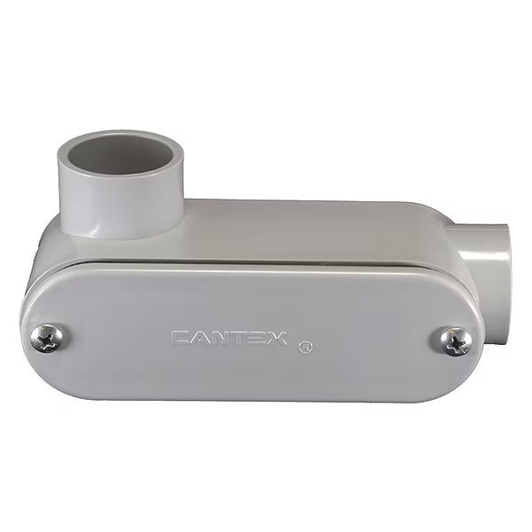 Conduit Outlet Body, PVC, LL, Cantex, Mfr#: 5133649