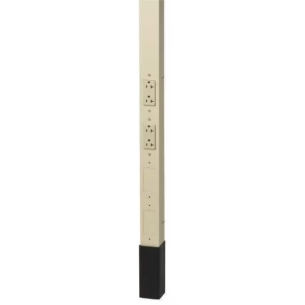 Alum Srvice Pole, Ivory, 10 ft. 2