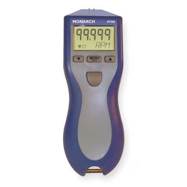 Tachometer, 5 to 99,999 rpm, Monarch, Mfr#: 6109-010