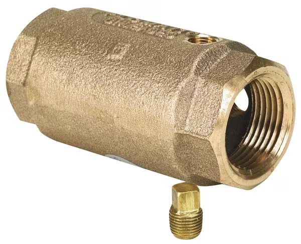 1" FNPT Lead Free Brass Spring Check Valve, Campbell, Mfr#: 4061EVFD