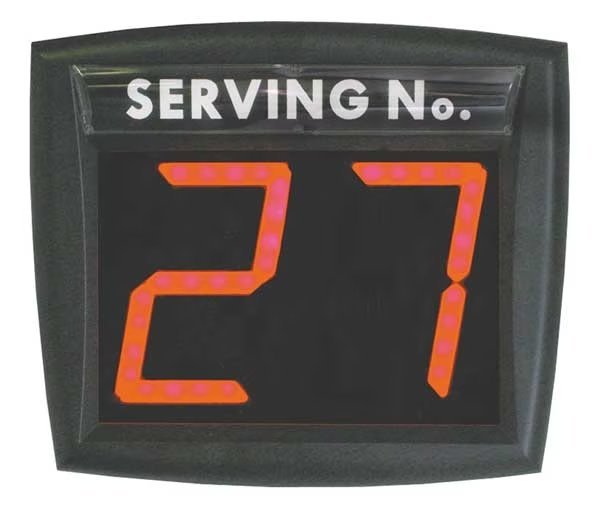Queue System Electronic LED, Garvey, Mfr#: 038875