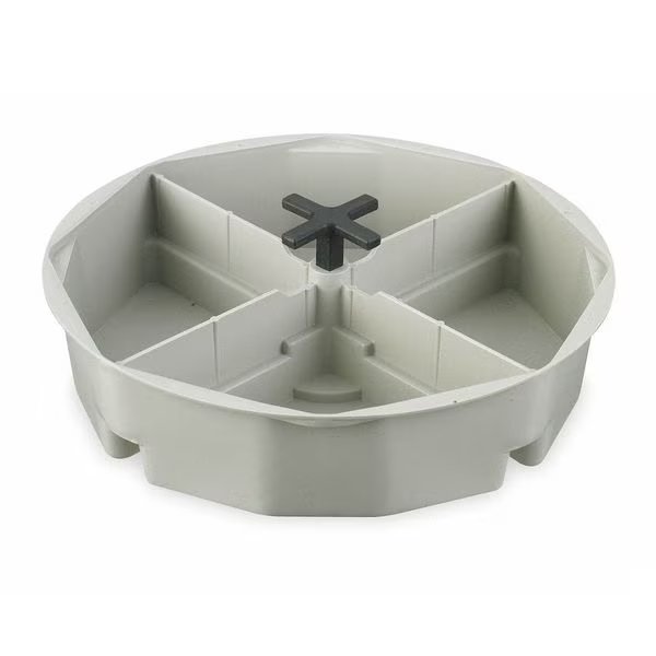 Bucket Tool Organizer, Off-White, Plastic, 4 Pockets, Clc Work Gear, Mfr#: 1152