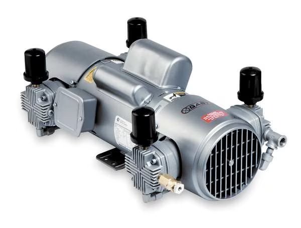 Piston Air Compressor, 2HP, 115/230V, 1Ph, Gast, Mfr#: 8HDM-19-M850X