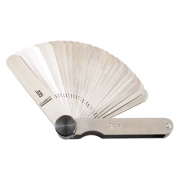 Thickness Gage, 0.0015-0.035 In, Starrett, Mfr#: 66B