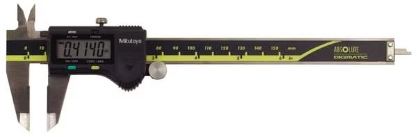 Absolute Digital Caliper, 0 to 6 In., Mitutoyo, Mfr#: 500-160-30